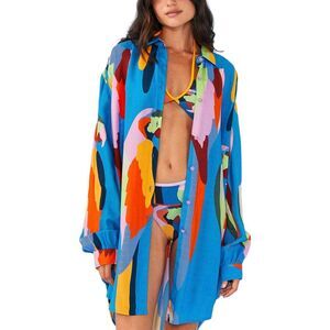 Farm Rio Womens  Araraquara Cover Up